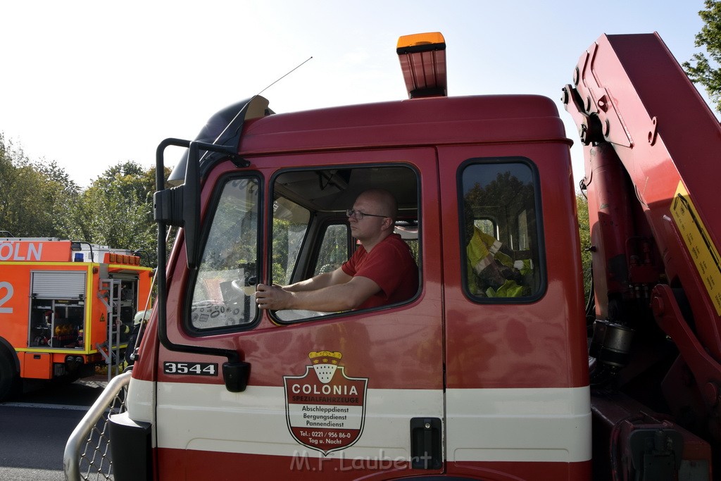 Schwerer VU PKlemm A 57 Rich Innenstadt Hoehe Koeln Chorweiler P234.JPG - Miklos Laubert